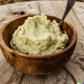 creamy herb mashed potatoes
