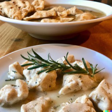 Tuscan-Inspired Chicken and Dumplings with Rosemary Dumplings