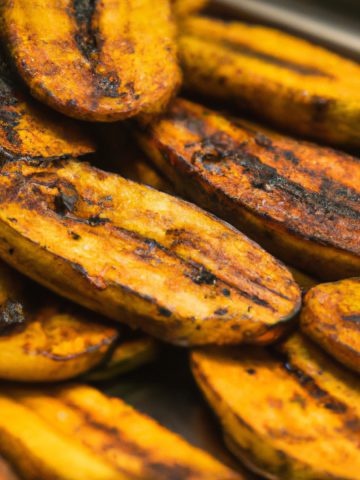 grilled plantains